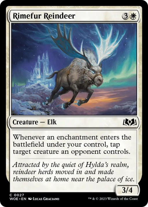 Rimefur Reindeer [Wilds of Eldraine] - MTG Single