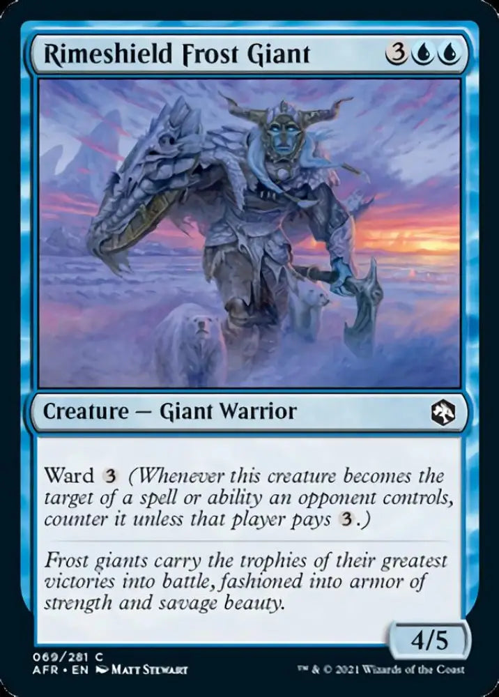 Rimeshield Frost Giant [Dungeons & Dragons: Adventures in the Forgotten Realms] - MTG Single