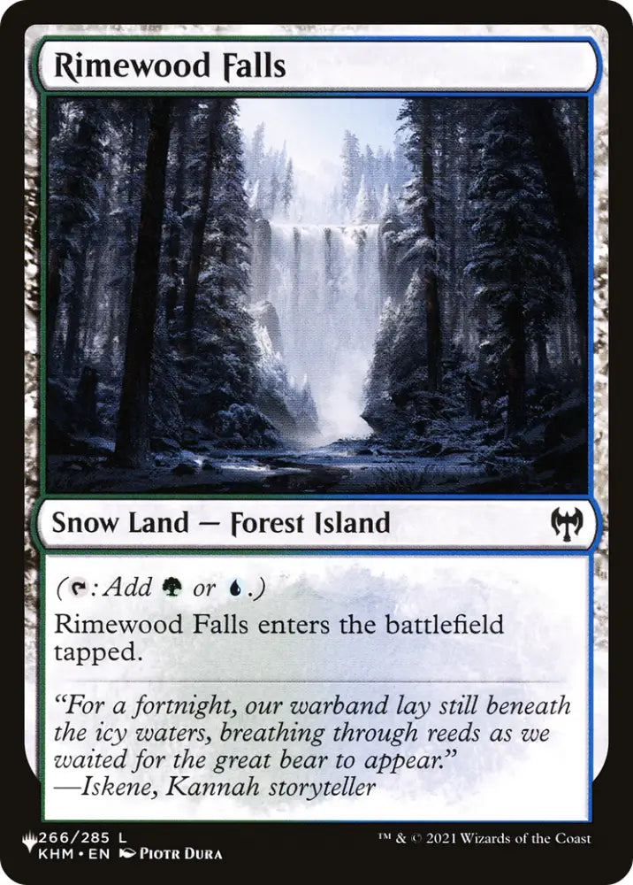 Rimewood Falls [Secret Lair: From Cute to Brute] - MTG Single