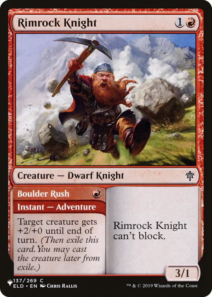Rimrock Knight [The List] - MTG Single