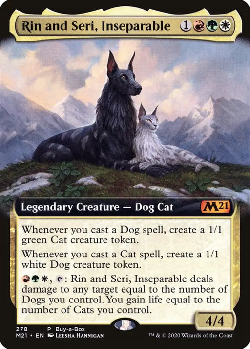 Rin and Seri Inseparable (Buy-A-Box) [Core Set 2021] - MTG Single
