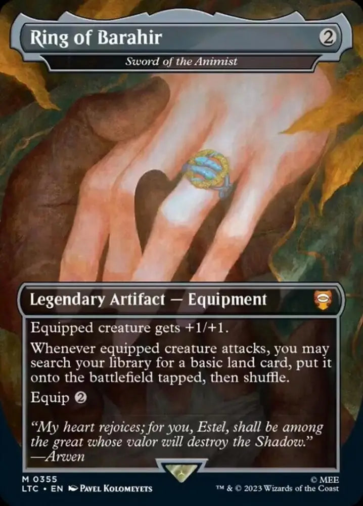 Ring of Barahir - Sword of the Animist [The Lord of the Rings: Tales of Middle-Earth Commander] - MTG Single