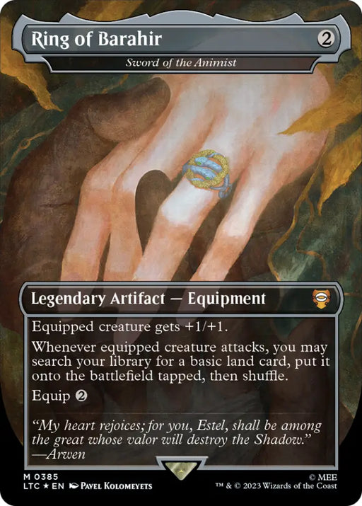 Ring of Barahir - Sword of the Animist (Surge Foil Realms and Relics) [The Lord of the Rings: Tales of Middle-Earth