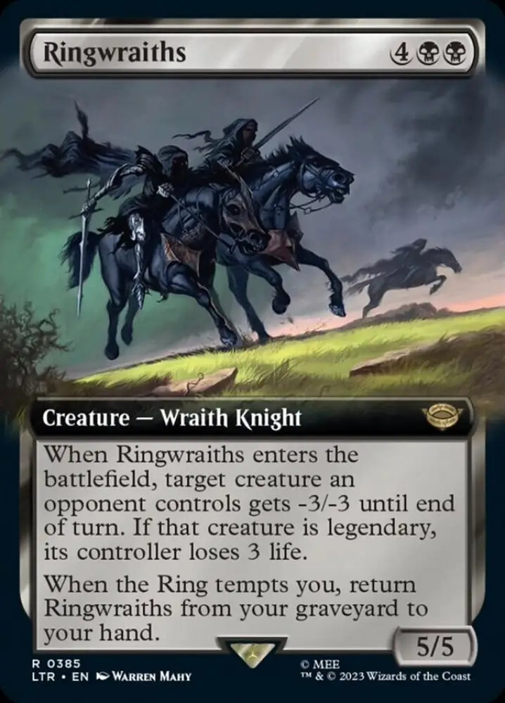 Ringwraiths (Extended Art) [The Lord of the Rings: Tales of Middle-Earth] - MTG Single