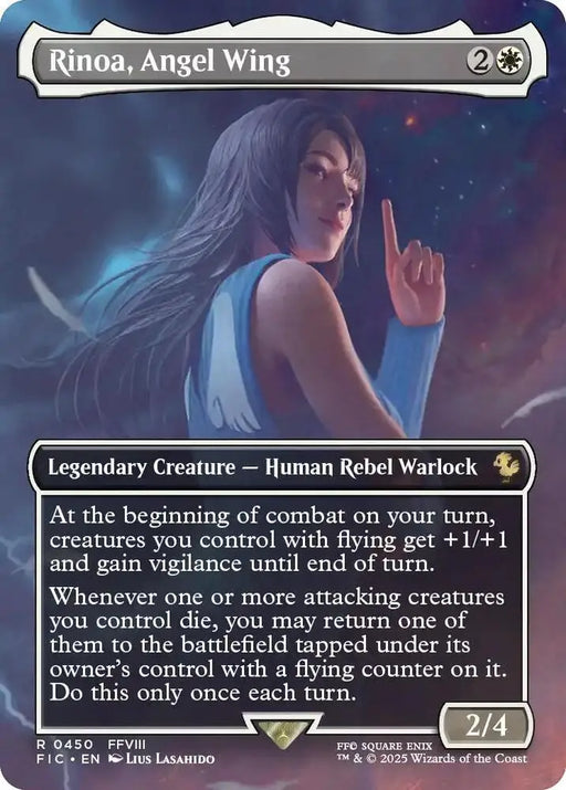 Rinoa, Angel Wing (Borderless) (450) [Final Fantasy Commander]