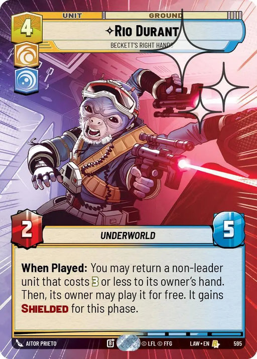Rio Durant - Beckett's Right Hands (Hyperspace Foil) (595) [A Lawless Time]