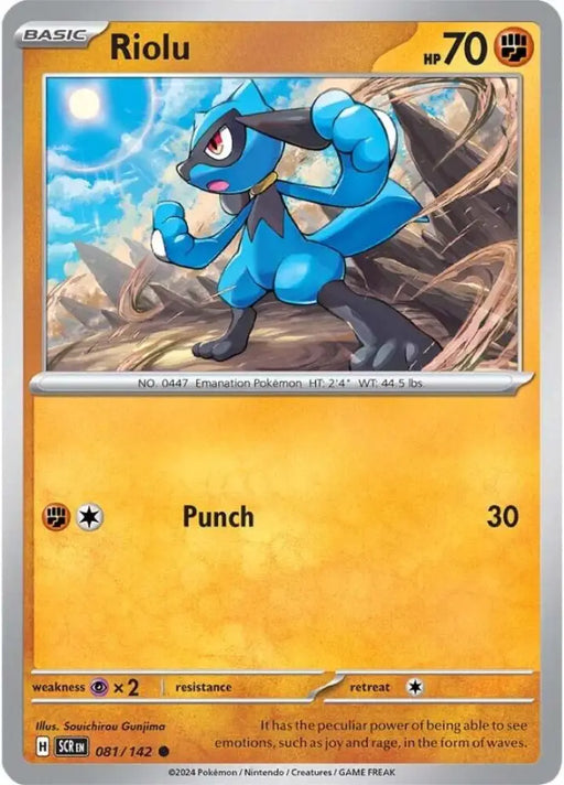 Riolu (081/142) [Scarlet & Violet: Stellar Crown] - Pokemon Single
