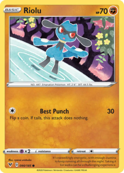 Riolu (090/185) [Sword & Shield: Vivid Voltage] - Pokemon Single