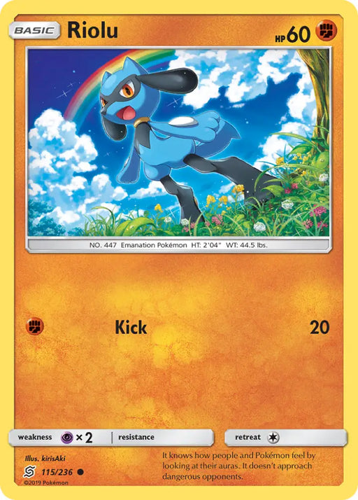 Riolu (115/236) [Sun & Moon: Unified Minds] - Pokemon Single