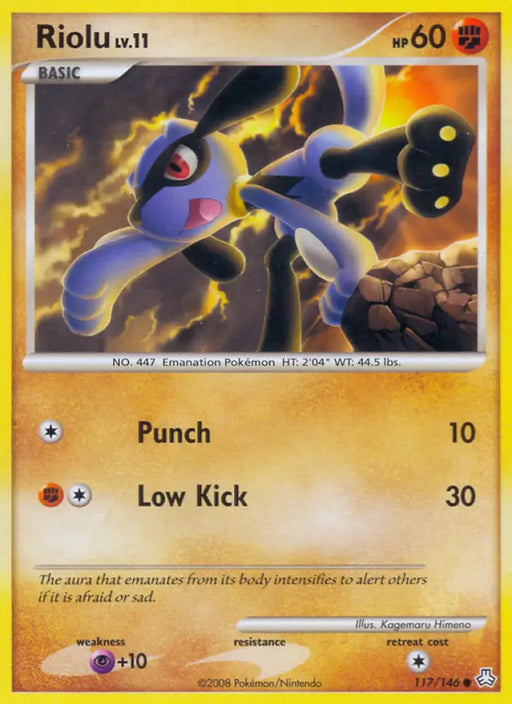 Riolu (117/146) [Diamond & Pearl: Legends Awakened] - Pokemon Single