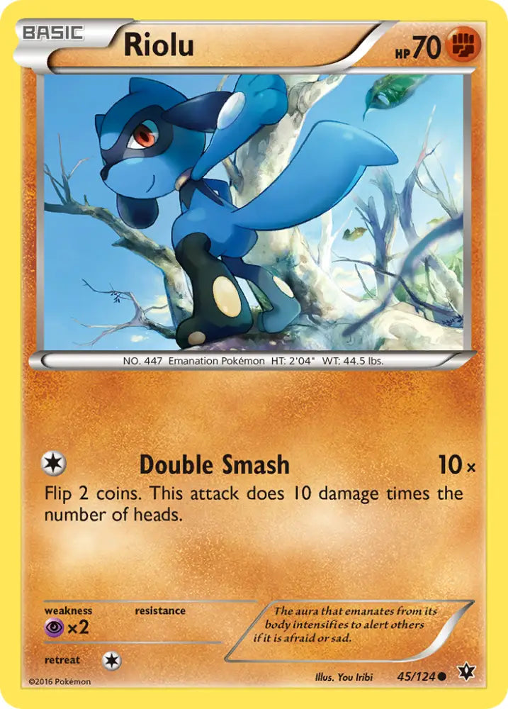 Riolu (45/124) [XY: Fates Collide] - Pokemon Single
