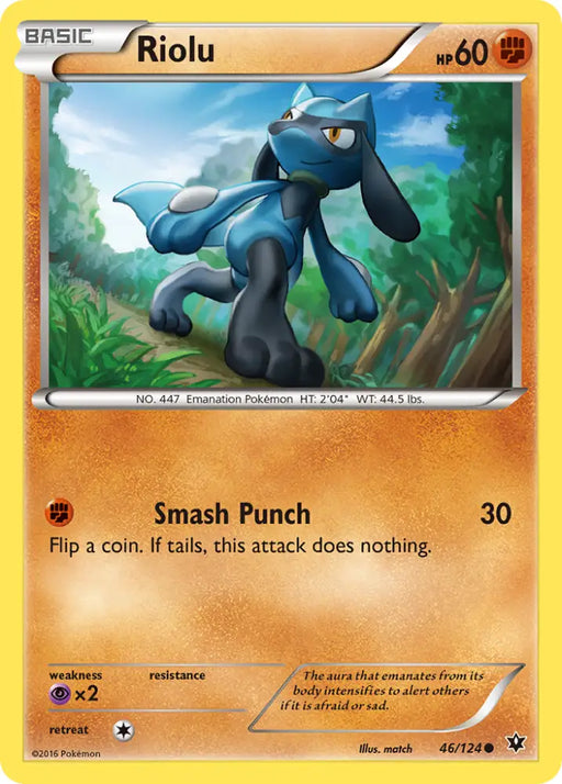 Riolu (46/124) [XY: Fates Collide] - Pokemon Single