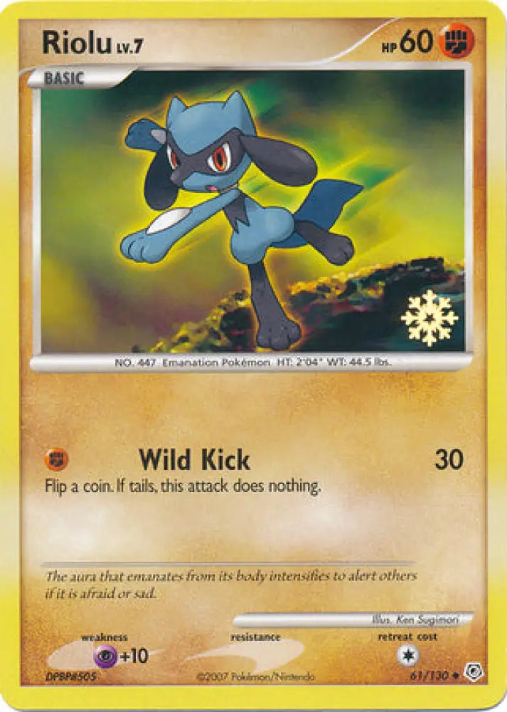 Riolu (61/130) [Countdown Calendar Promos] - Pokemon Single