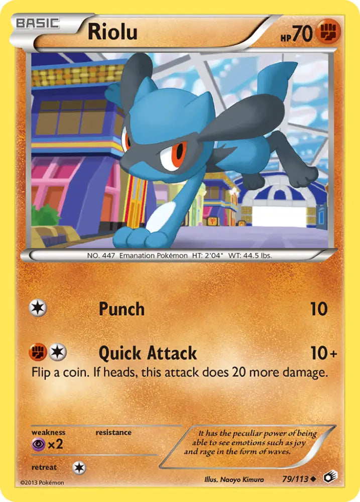 Riolu (79/113) [Black & White: Legendary Treasures] - Pokemon Single