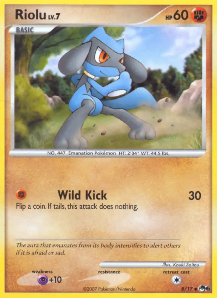 Riolu (8/17) [POP Series 6] - Pokemon Single