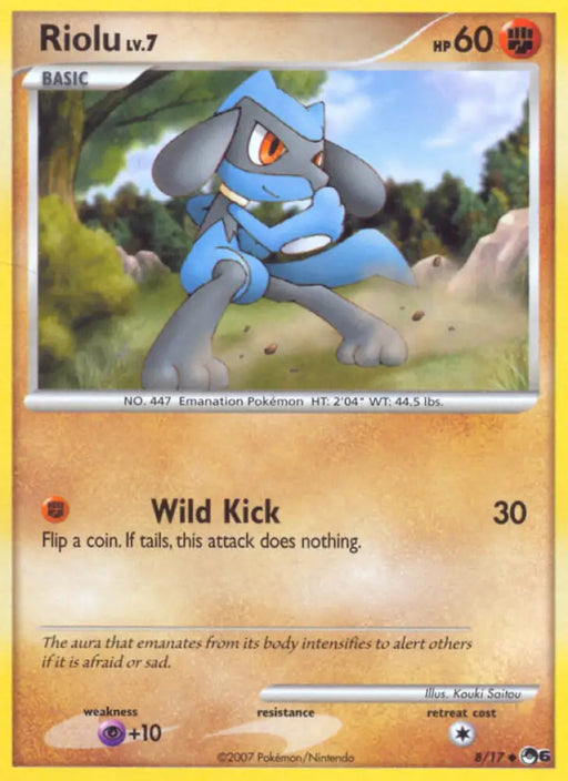 Riolu (8/17) [POP Series 6] - Pokemon Single