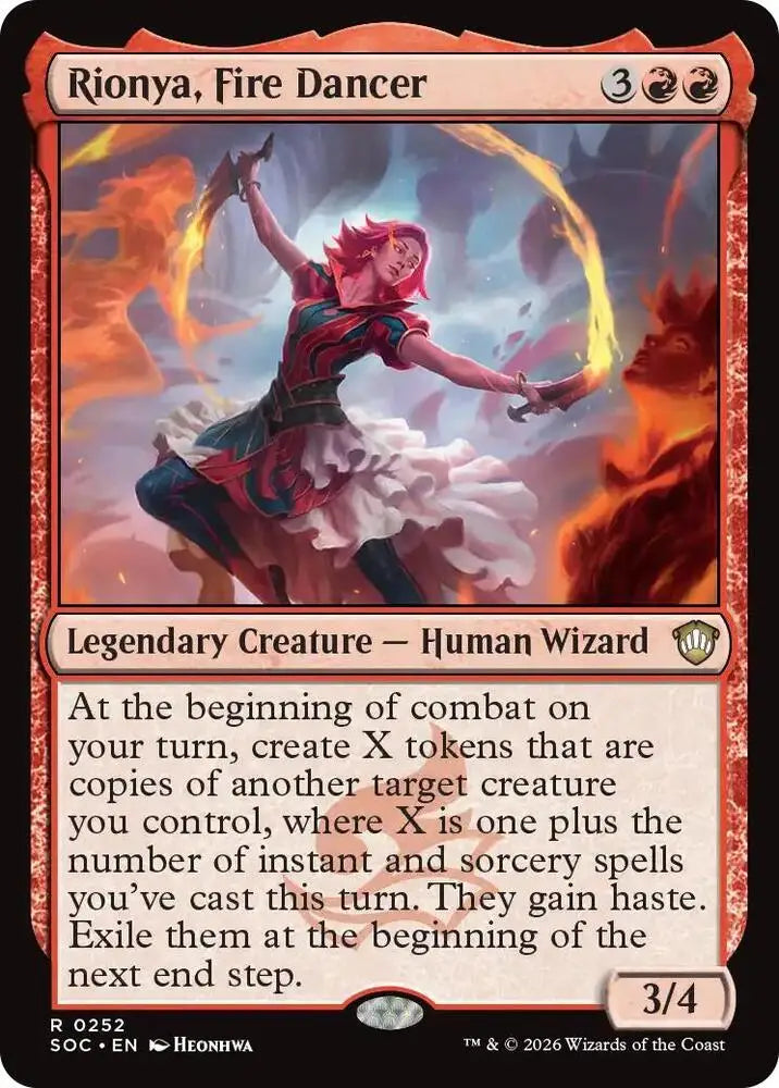 Rionya, Fire Dancer (252) [Secrets of Strixhaven Commander]