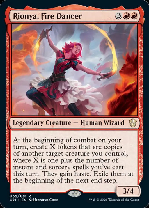 Rionya Fire Dancer [Commander 2021] - MTG Single