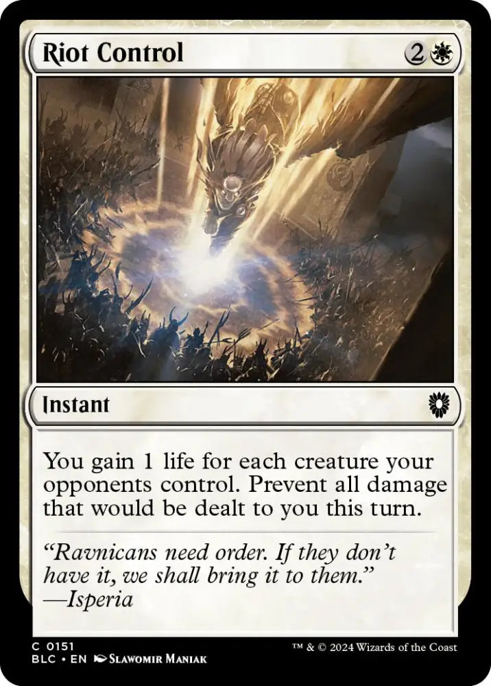 Riot Control [Bloomburrow Commander] - MTG Single
