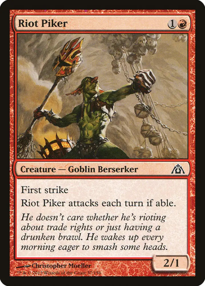 Riot Piker [Dragon’s Maze] - MTG Single