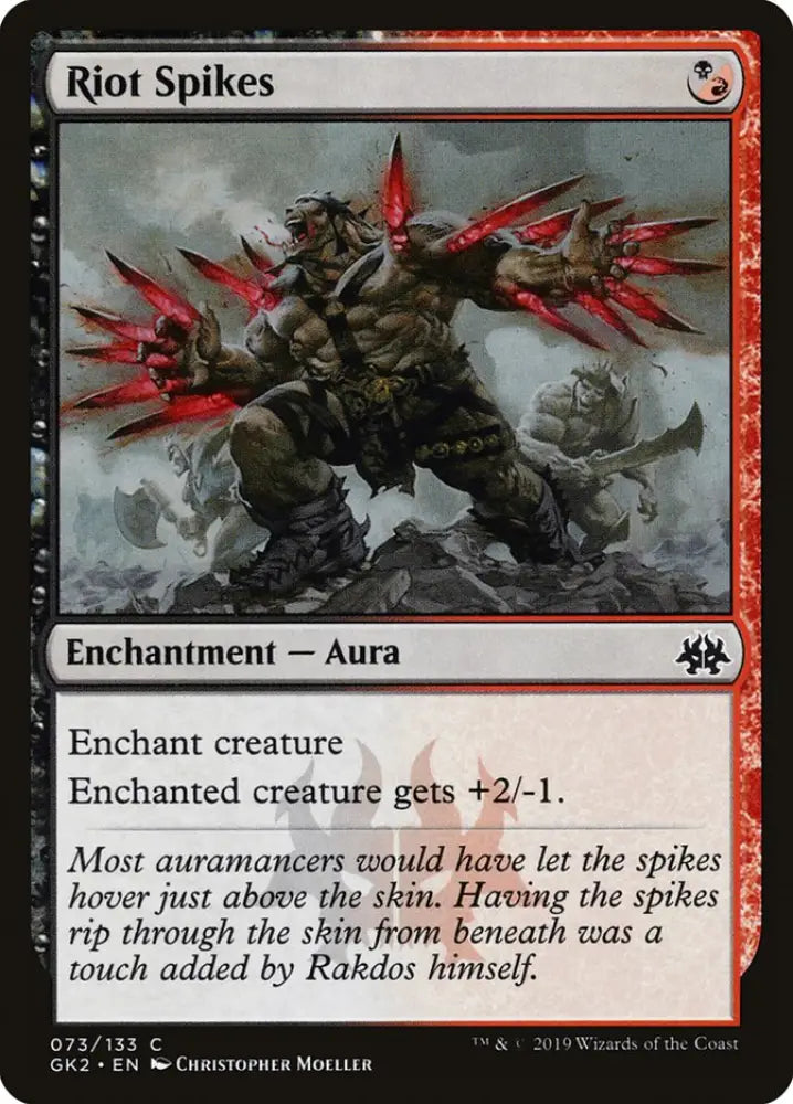 Riot Spikes [Ravnica Allegiance Guild Kit] - MTG Single