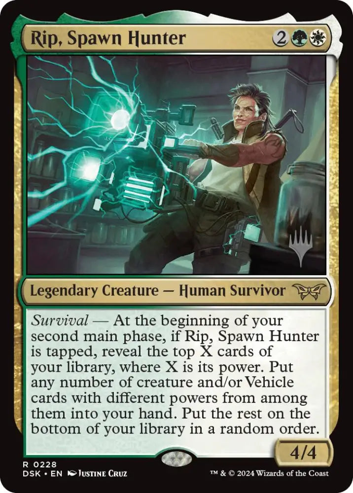 Rip Spawn Hunter (Promo Pack) [Duskmourn: House of Horror Promos] - MTG Single