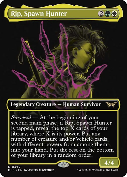 Rip Spawn Hunter (Showcase) [Duskmourn: House of Horror] - MTG Single