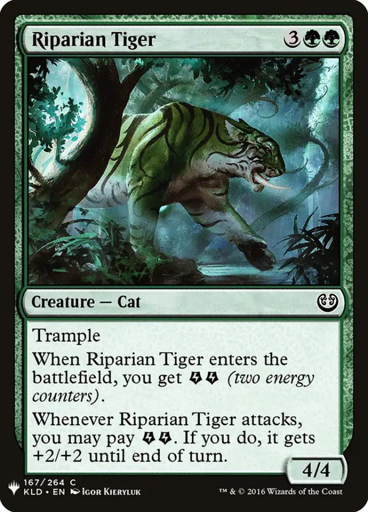 Riparian Tiger [Mystery Booster] - MTG Single