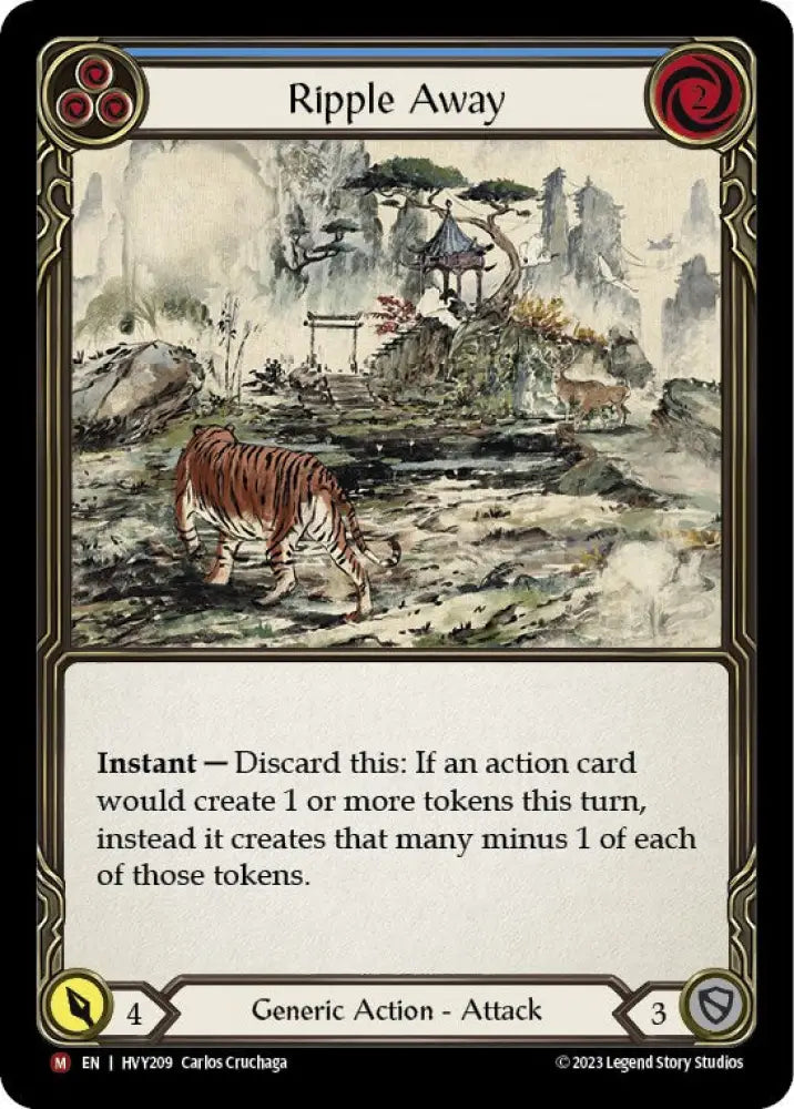 Ripple Away [Heavy Hitters] Rainbow Foil - Flesh And Blood Single
