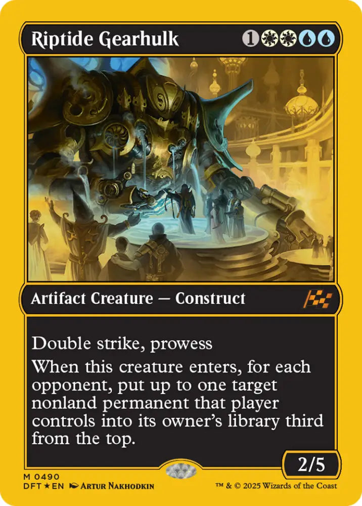 Riptide Gearhulk (First-Place Foil) [Aetherdrift] - MTG Single