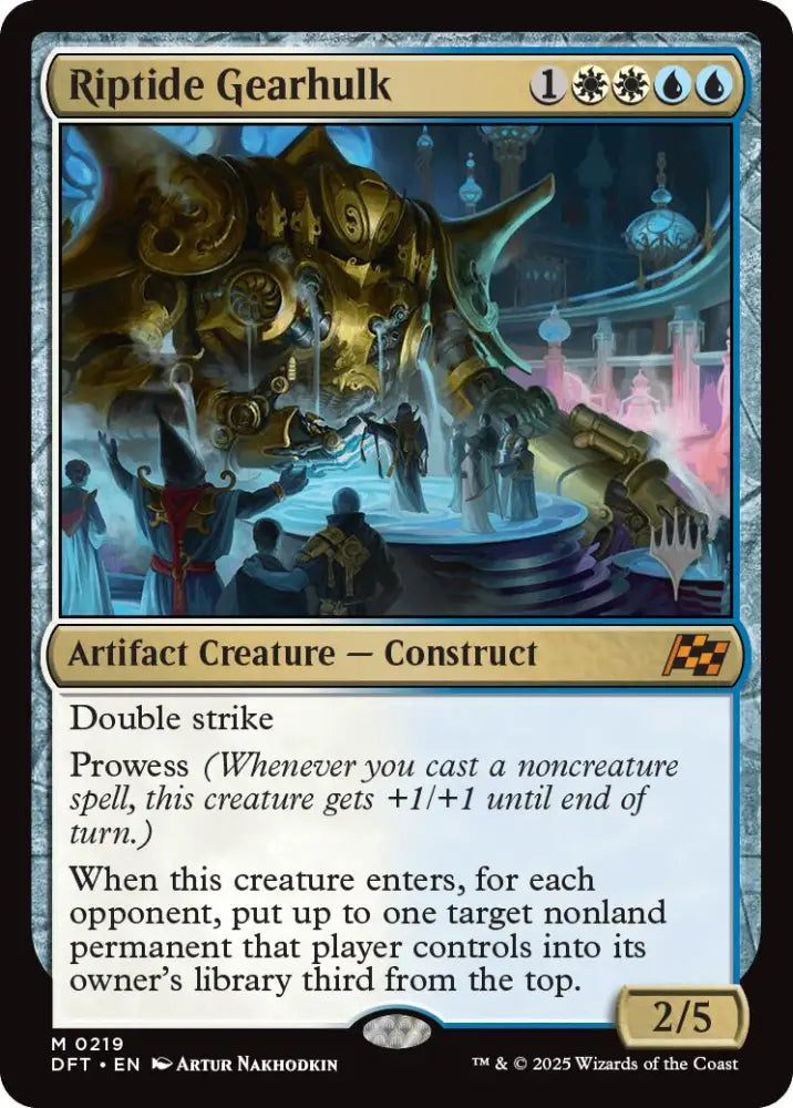 Riptide Gearhulk (Promo Pack) [Aetherdrift Promos] - MTG Single
