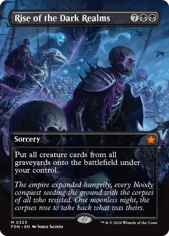 Rise of the Dark Realms (Borderless) [Foundations] - MTG Single