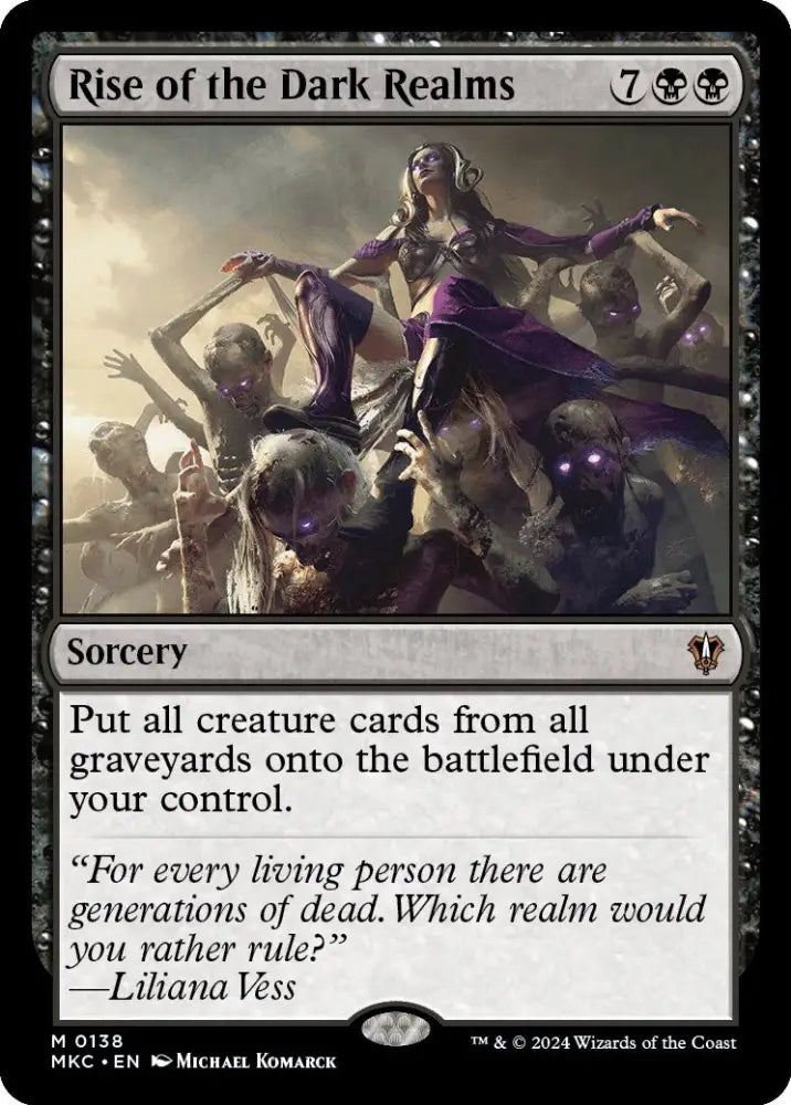 Rise of the Dark Realms [Murders at Karlov Manor Commander] - MTG Single