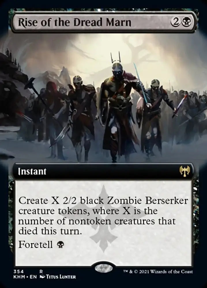 Rise of the Dread Marn (Extended Art) [Kaldheim] - MTG Single