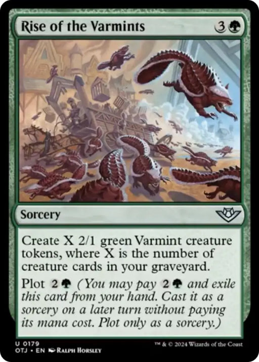 Rise of the Varmints [Outlaws of Thunder Junction] - MTG Single
