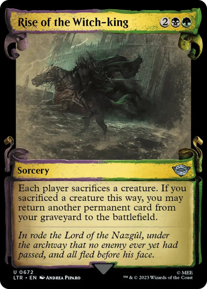 Rise of the Witch-king [The Lord of the Rings: Tales of Middle-Earth Showcase Scrolls] - MTG Single
