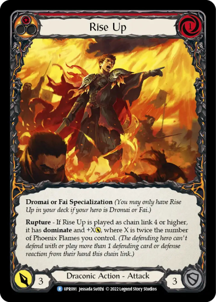 Rise Up [Uprising] Rainbow Foil - Flesh And Blood Single