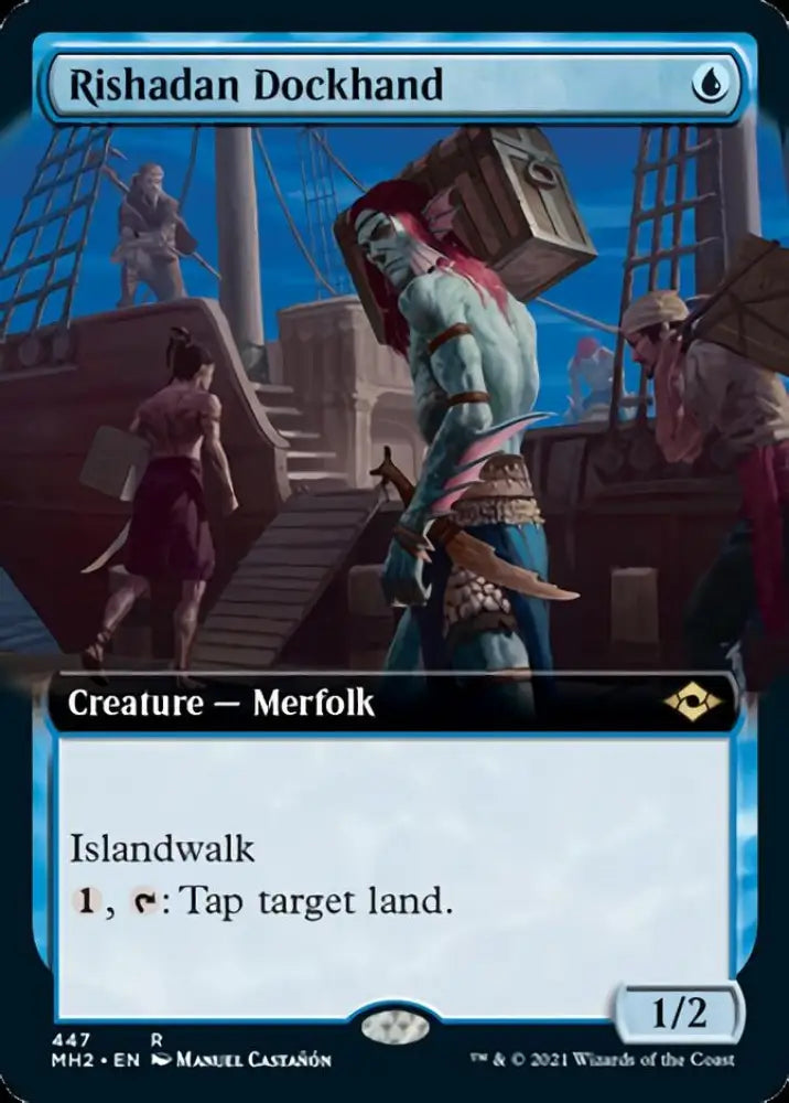 Rishadan Dockhand (Extended Art) [Modern Horizons 2] - MTG Single