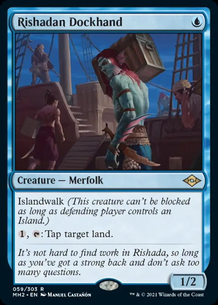 Rishadan Dockhand [Modern Horizons 2] - MTG Single