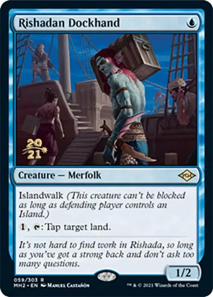 Rishadan Dockhand [Modern Horizons 2 Prerelease Promos] - MTG Single