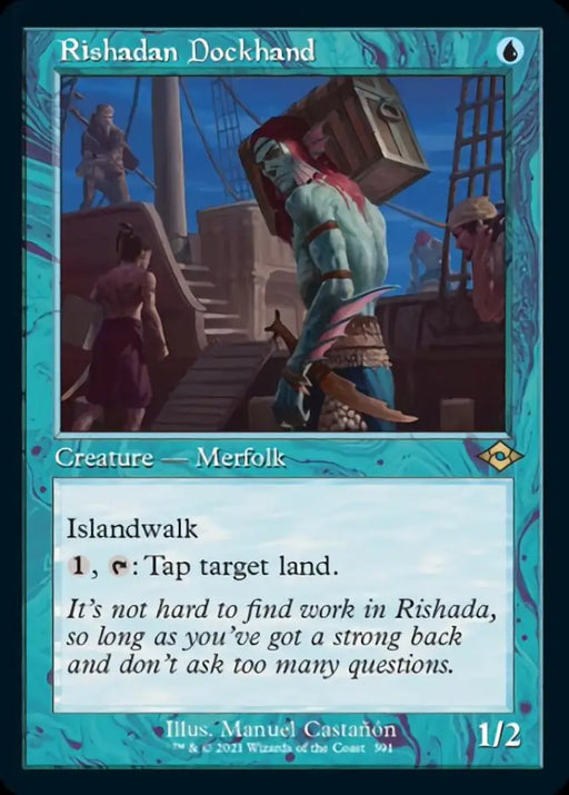 Rishadan Dockhand (Retro Foil Etched) [Modern Horizons 2] - MTG Single