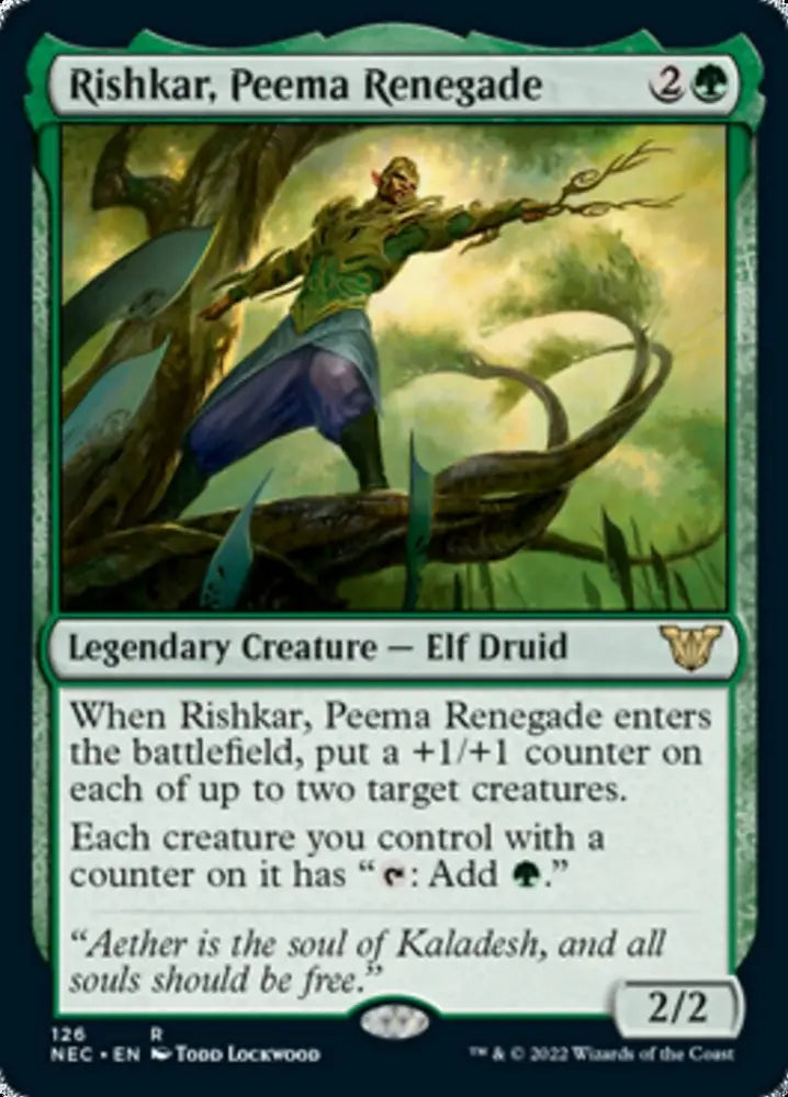 Rishkar Peema Renegade [Kamigawa: Neon Dynasty Commander] - MTG Single