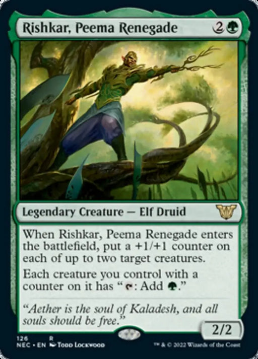 Rishkar Peema Renegade [Kamigawa: Neon Dynasty Commander] - MTG Single