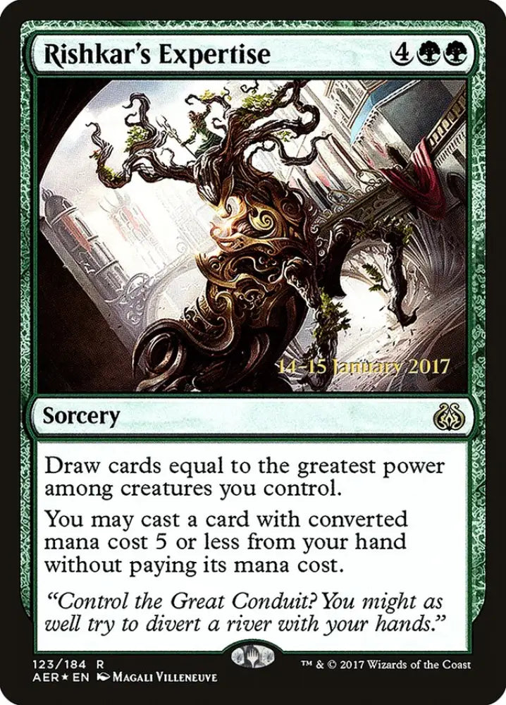 Rishkar’s Expertise [Aether Revolt Prerelease Promos] - MTG Single
