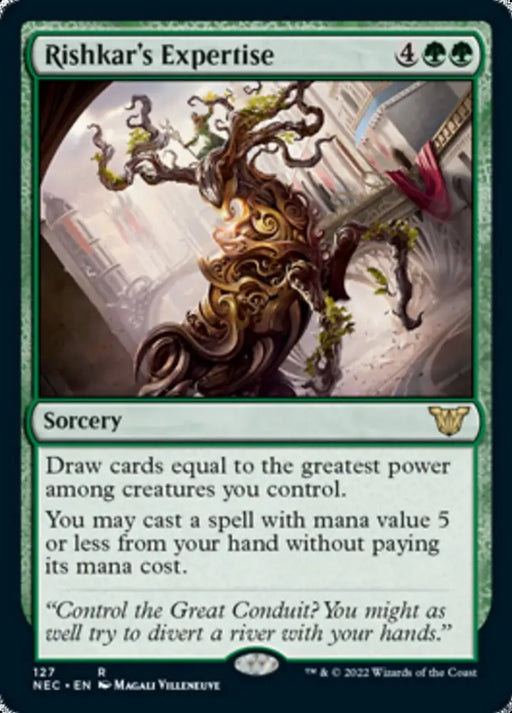 Rishkar’s Expertise [Kamigawa: Neon Dynasty Commander] - MTG Single