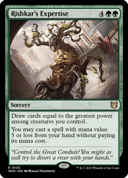Rishkar’s Expertise [Wilds of Eldraine Commander] - MTG Single