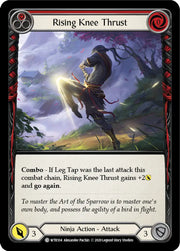 Rising Knee Thrust (Red) [Welcome to Rathe Unlimited] Unlimited Rainbow Foil - Flesh And Blood Single