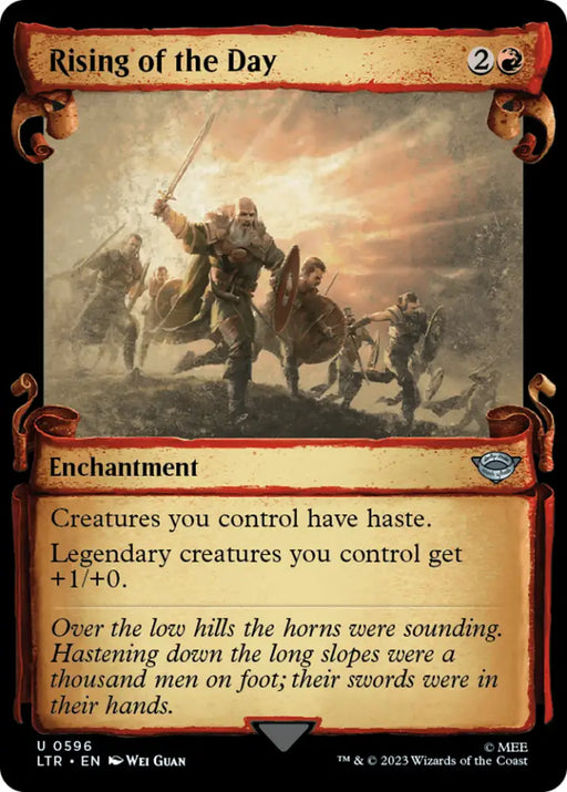 Rising of the Day [The Lord of the Rings: Tales of Middle-Earth Showcase Scrolls] - MTG Single