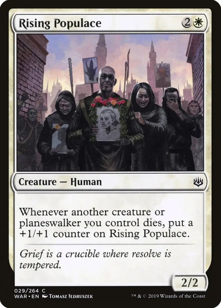 Rising Populace [War of the Spark] - MTG Single