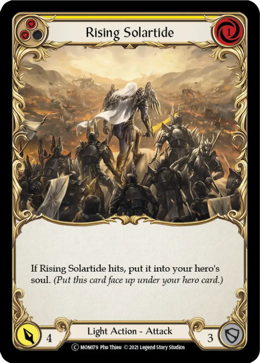 Rising Solartide (Yellow) [Monarch Unlimited] Unlimited Normal - Flesh And Blood Single